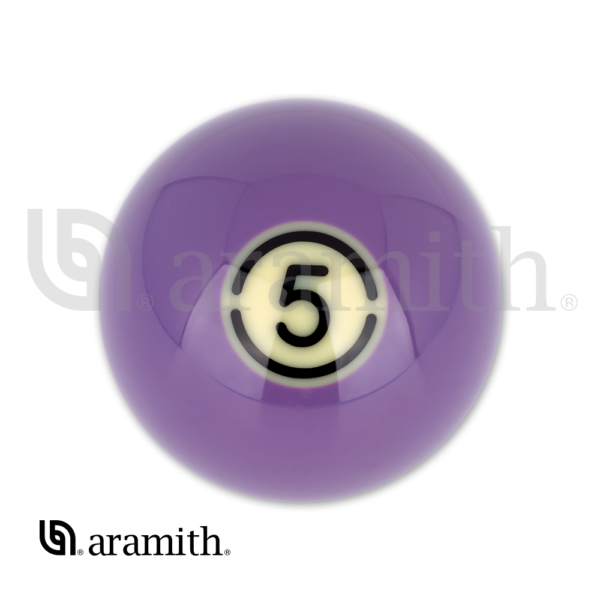 Aramith BLACK Replacement Ball – #5 | Golden Break Billiards